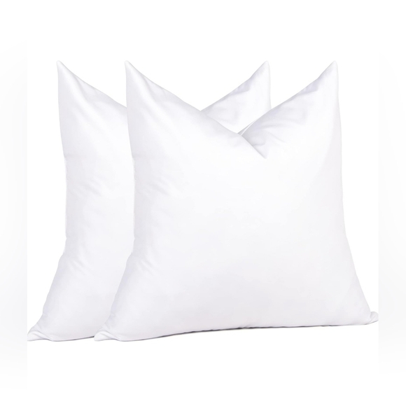 Puredown Throw Pillow Inserts 22 x 22 (Pack of 2, White), Big Throw Pillows - Picture 2 of 6
